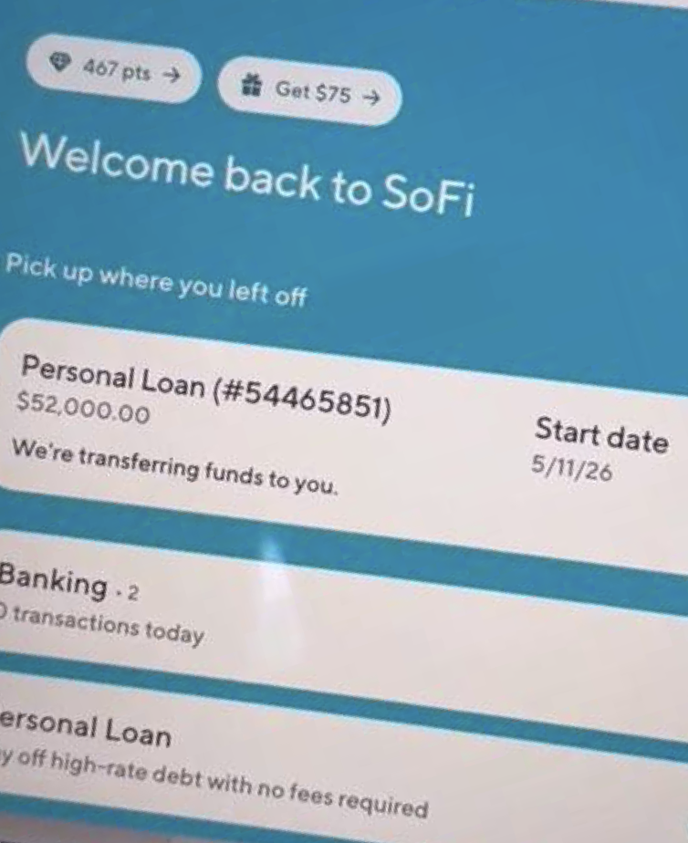 $52,000 personal loan funded
